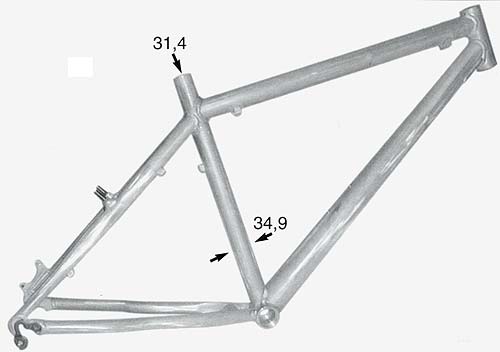 KINESIS MTB-Rahmen Supersport