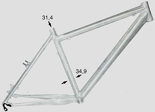 KINESIS MTB-Rahmen superlight